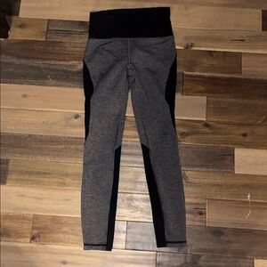lululemon athletica Black and Gray Leggings size 6